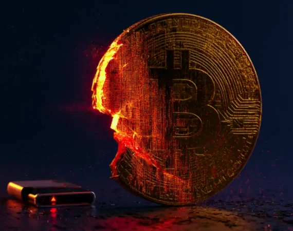 Chipped bitcoin